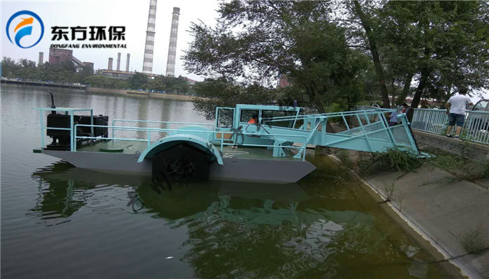 北京市首都钢铁集团购买的DFGC─39型水草收割船【视频】