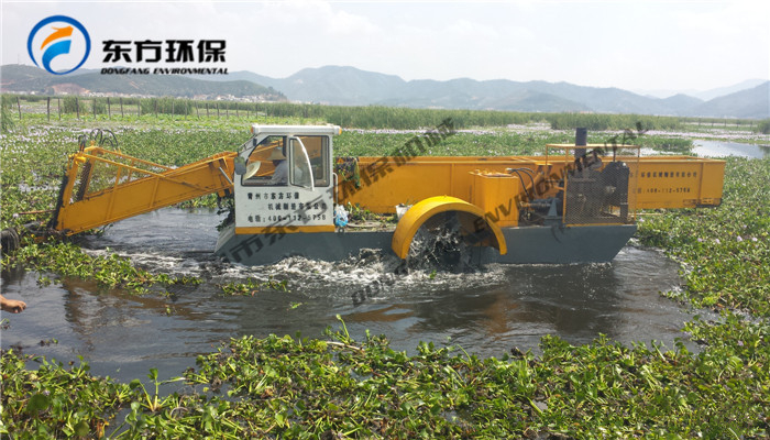 云南省红河州水务局购买的DFSHL─85 型水葫芦打捞清理船【工作视频】